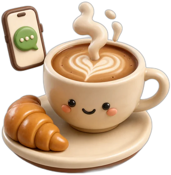 Illustration of the Coffee Shop bot